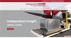 Desktop Screenshot of independent-freight.com