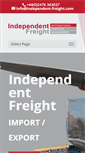Mobile Screenshot of independent-freight.com